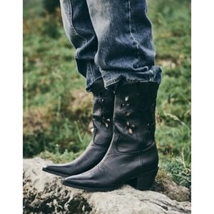 FREE PEOPLE  Lucky Day Western Boots SIZE 40